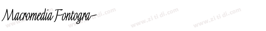 Macromedia Fontogra字体转换